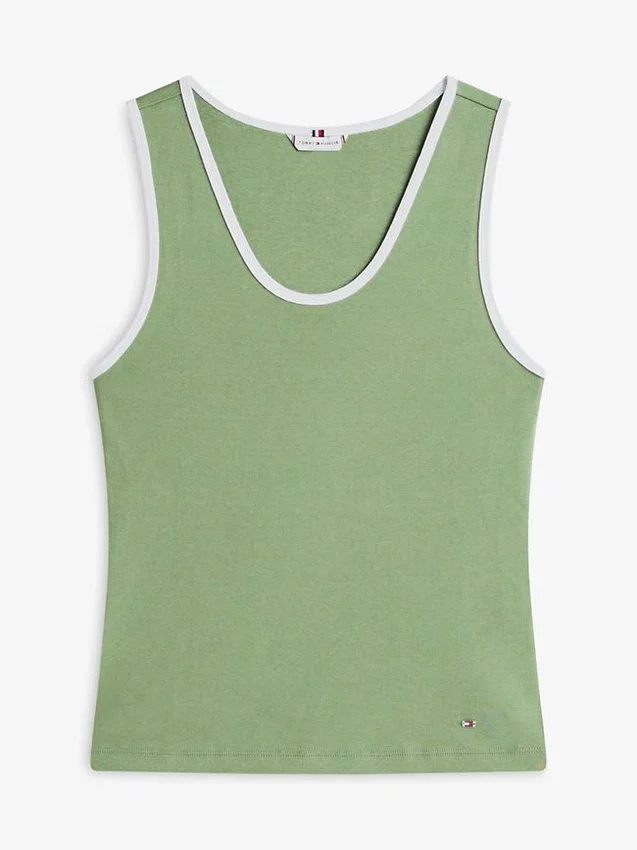Ribbed V-Neck Tank Top Ribbed V-Neck Tank Top