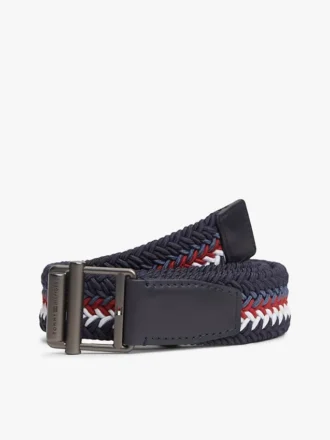 Roller Buckle Woven Webbing Belt