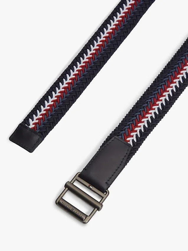 Roller Buckle Woven Webbing Belt Roller Buckle Woven Webbing Belt