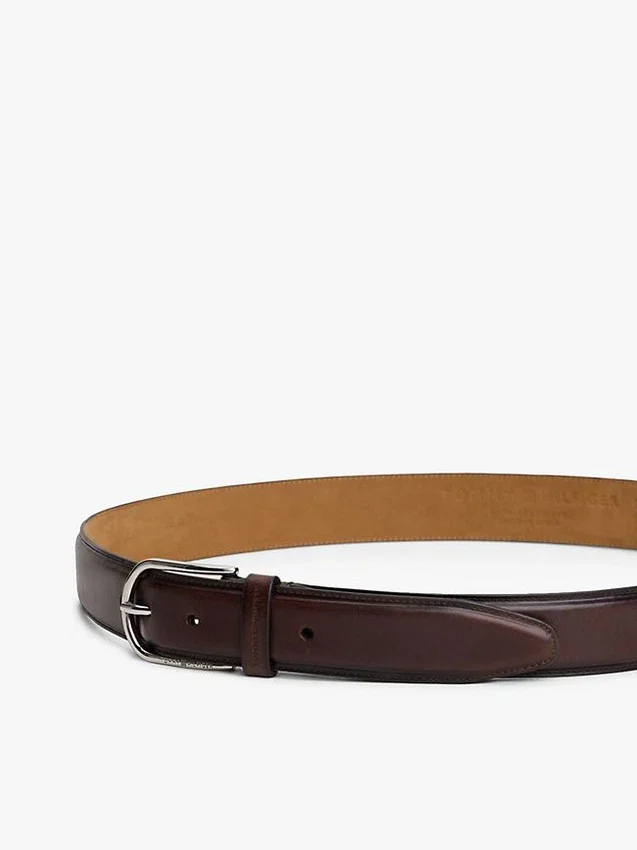 Round Buckle Leather Belt Round Buckle Leather Belt