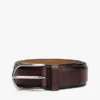 Round Buckle Leather Belt Round Buckle Leather Belt