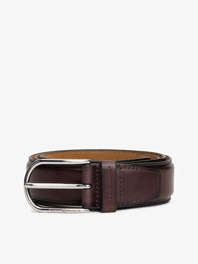 Round Buckle Leather Belt Round Buckle Leather Belt
