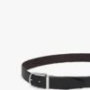Round Buckle Reversible Leather Belt Round Buckle Reversible Leather Belt