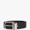 Round Buckle Reversible Leather Belt Round Buckle Reversible Leather Belt
