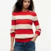 Rugby Stripe Cable Knit Sweater Rugby Stripe Cable Knit Sweater