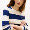 Rugby Stripe Cable Knit Sweater Rugby Stripe Cable Knit Sweater