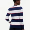 Rugby Stripe Cable Knit Sweater Rugby Stripe Cable Knit Sweater