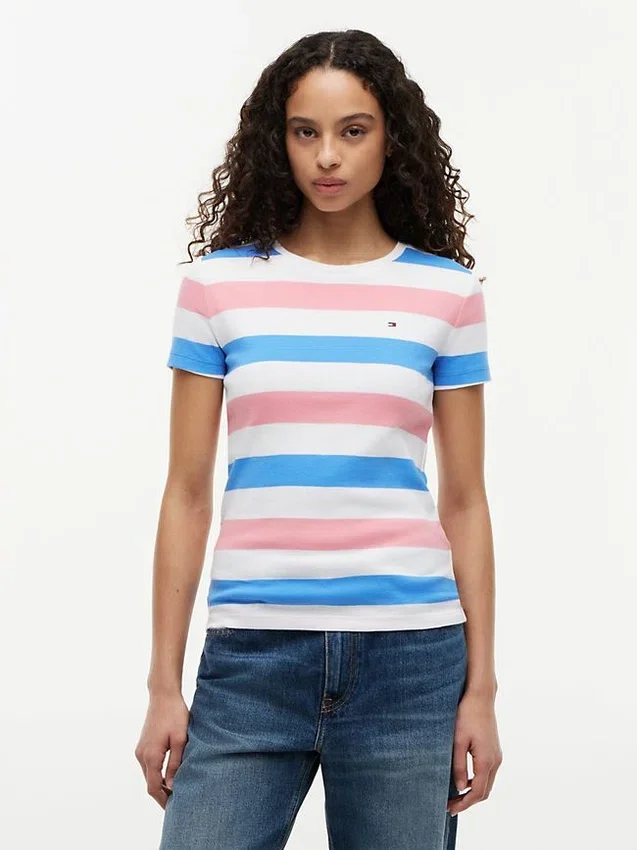 Rugby Stripe Crewneck T-Shirt Rugby Stripe Crewneck T-Shirt