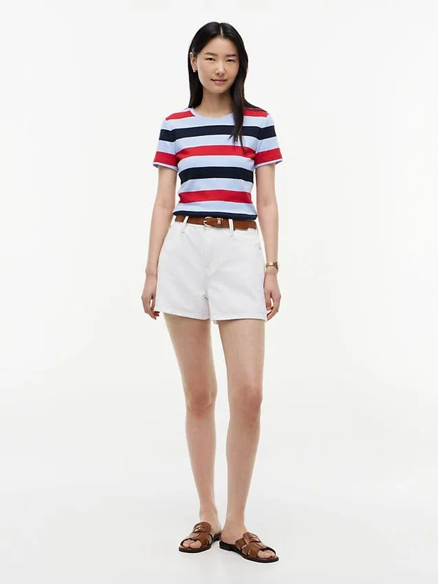 Rugby Stripe Crewneck T-Shirt Rugby Stripe Crewneck T-Shirt