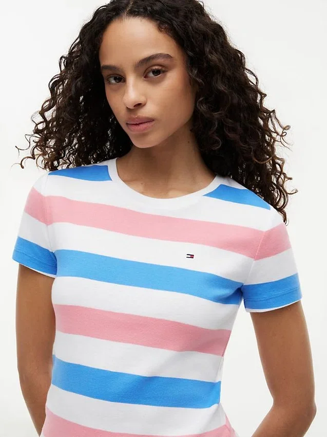 Rugby Stripe Crewneck T-Shirt Rugby Stripe Crewneck T-Shirt