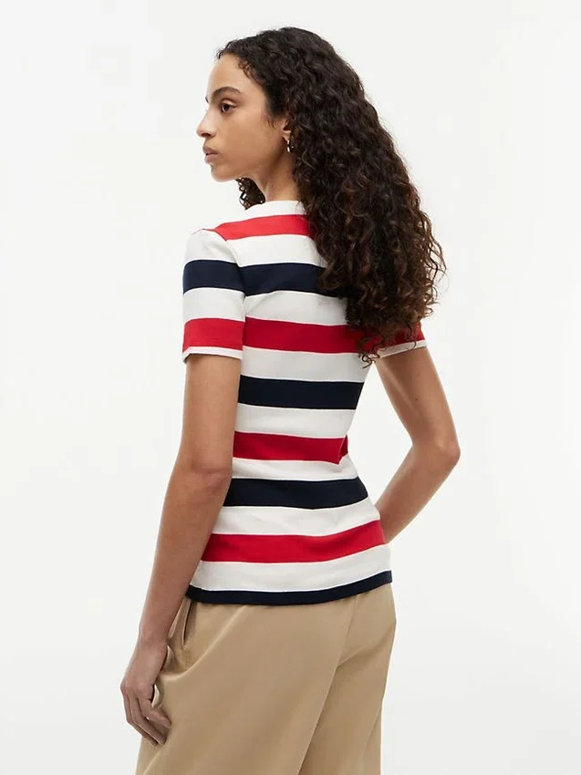 Rugby Stripe Crewneck T-Shirt Rugby Stripe Crewneck T-Shirt