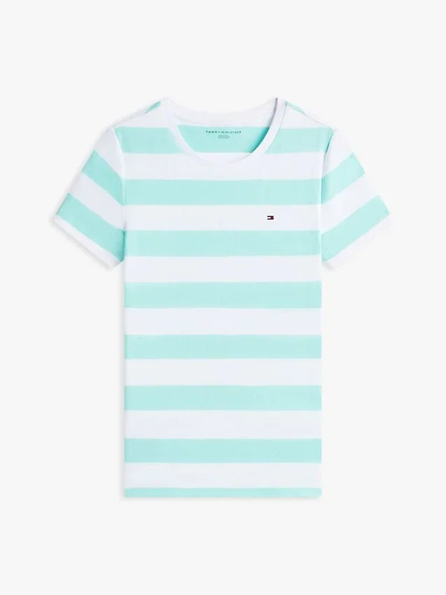 Rugby Stripe Crewneck T-Shirt Rugby Stripe Crewneck T-Shirt