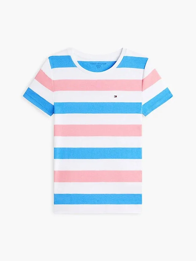 Rugby Stripe Crewneck T-Shirt Rugby Stripe Crewneck T-Shirt