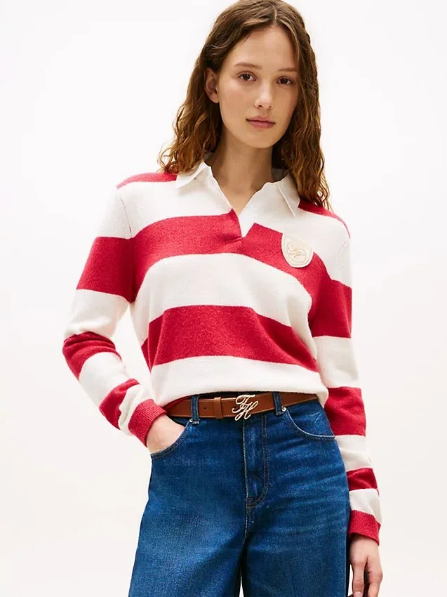 Rugby Stripe Sweater Polo Rugby Stripe Sweater Polo