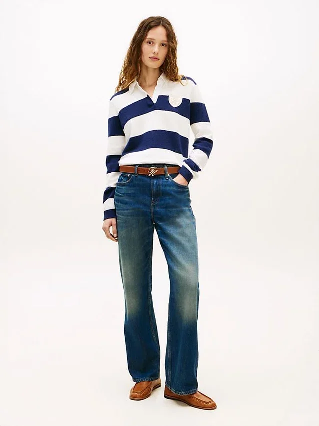 Rugby Stripe Sweater Polo Rugby Stripe Sweater Polo