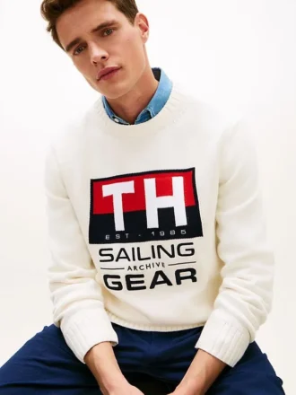 Sailing Logo Crewneck Sweater