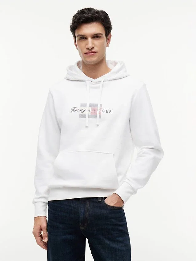 Script Flag Logo Hoodie Script Flag Logo Hoodie