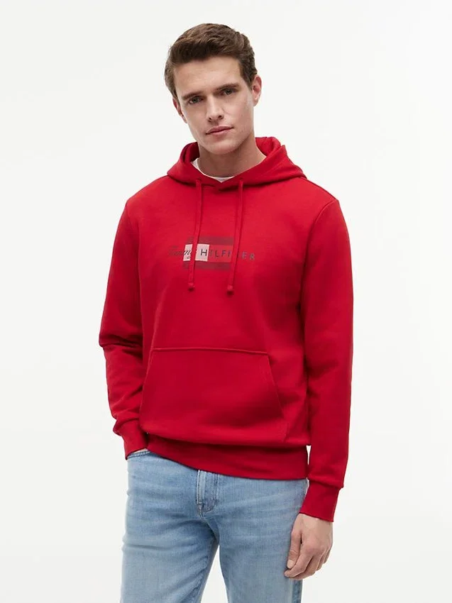 Script Flag Logo Hoodie Script Flag Logo Hoodie