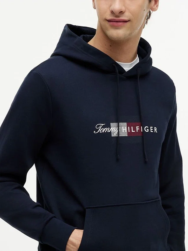 Script Flag Logo Hoodie Script Flag Logo Hoodie