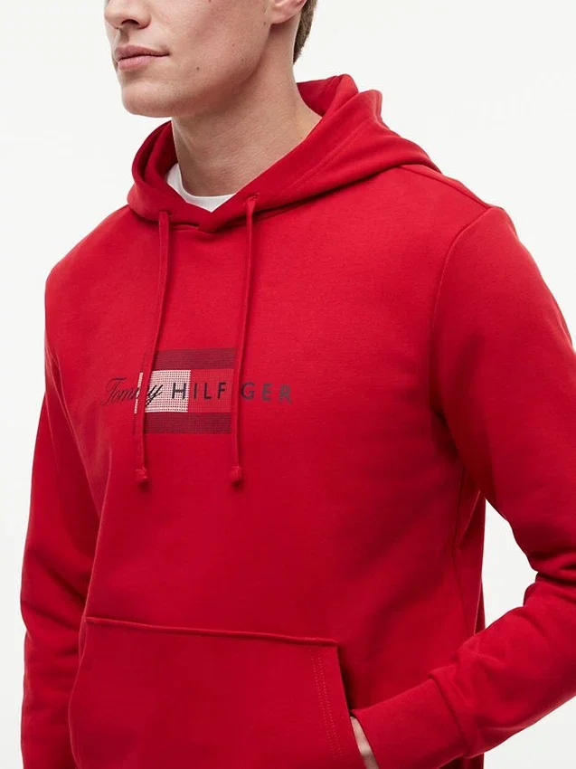 Script Flag Logo Hoodie Script Flag Logo Hoodie
