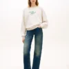Script Logo Boatneck Sweatshirt Script Logo Boatneck Sweatshirt