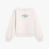 Script Logo Boatneck Sweatshirt Script Logo Boatneck Sweatshirt
