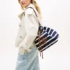 Script Monogram Breton Stripe Bucket Bag Script Monogram Breton Stripe Bucket Bag