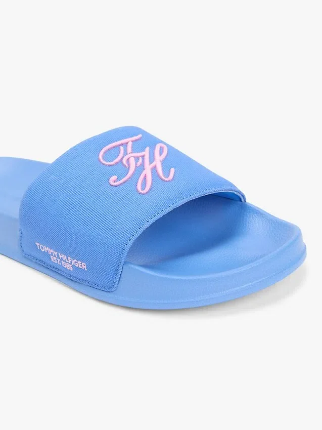 Script Monogram Canvas Pool Slide Script Monogram Canvas Pool Slide