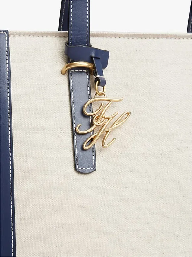 Script Monogram Canvas Tote Bag Script Monogram Canvas Tote Bag