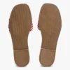 Script Monogram Stripe Woven Slide
