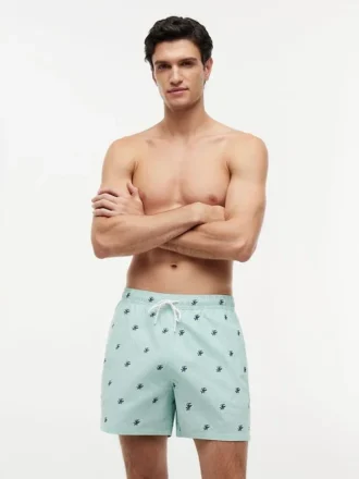 Script Monogram Striped 5″ Swim Trunk Script Monogram Striped 5″ Swim Trunk