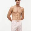 Script Monogram Striped 5″ Swim Trunk