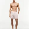 Script Monogram Striped 5″ Swim Trunk