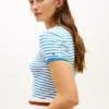 Script Monogram Striped Ringer T-Shirt Script Monogram Striped Ringer T-Shirt