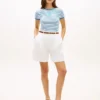 Script Monogram Striped Ringer T-Shirt Script Monogram Striped Ringer T-Shirt