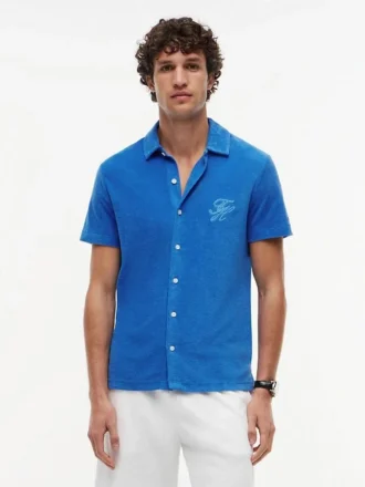 Script Monogram Terry Toweling Polo