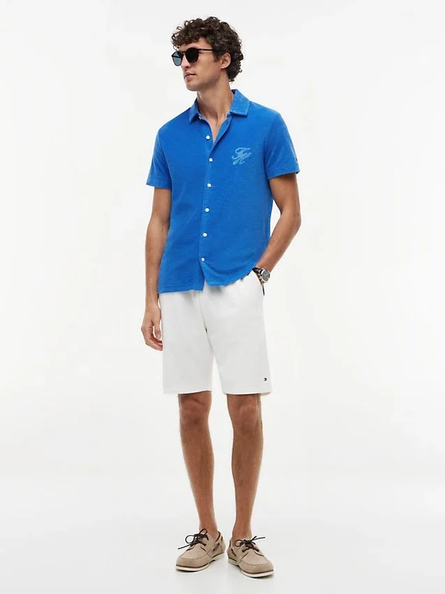 Script Monogram Terry Toweling Polo Script Monogram Terry Toweling Polo