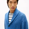 Shawl Collar Cable Knit Cardigan Shawl Collar Cable Knit Cardigan
