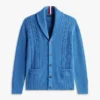 Shawl Collar Cable Knit Cardigan Shawl Collar Cable Knit Cardigan