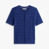 Short-Sleeve Cable Knit Cardigan Short-Sleeve Cable Knit Cardigan