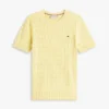 Short-Sleeve Cable Knit Sweater Short-Sleeve Cable Knit Sweater