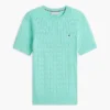 Short-Sleeve Cable Knit Sweater Short-Sleeve Cable Knit Sweater