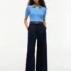 Short-Sleeve Cable Knit Sweater Polo Short-Sleeve Cable Knit Sweater Polo