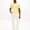 Short-Sleeve Cable Knit Sweater Polo Short-Sleeve Cable Knit Sweater Polo