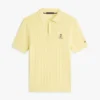 Short-Sleeve Cable Knit Sweater Polo Short-Sleeve Cable Knit Sweater Polo