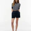 Short-Sleeve Crewneck Sweater Short-Sleeve Crewneck Sweater