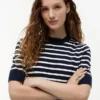Short-Sleeve Crewneck Sweater Short-Sleeve Crewneck Sweater