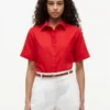 Short-Sleeve Linen-Blend Shirt Short-Sleeve Linen-Blend Shirt