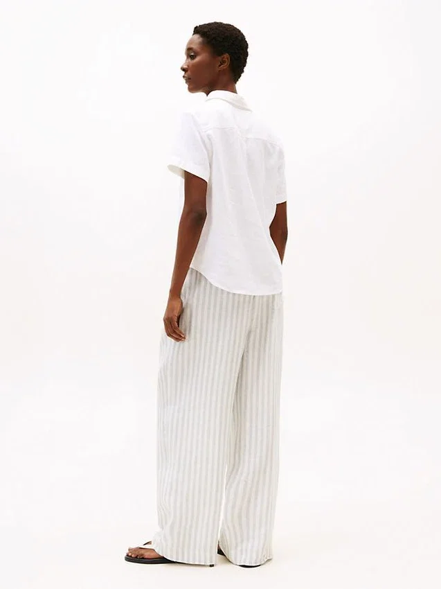 Short-Sleeve Linen-Blend Shirt Short-Sleeve Linen-Blend Shirt