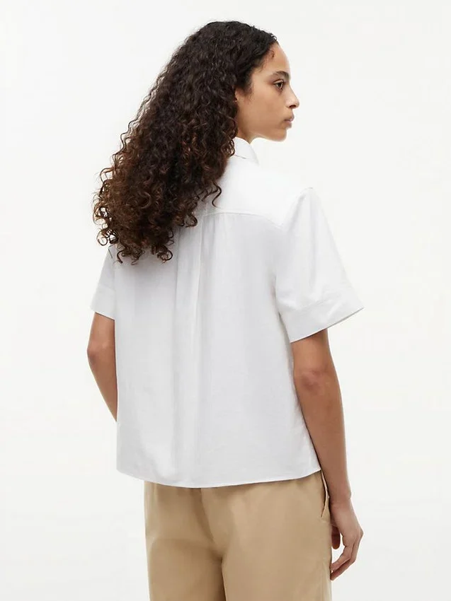 Short-Sleeve Linen-Blend Shirt Short-Sleeve Linen-Blend Shirt